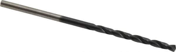 Chicago-Latrobe - #48 135° High Speed Steel Jobber Drill - TiAlN Finish, Right Hand Cut, Spiral Flute, Straight Shank, 2" OAL, Split Point - Industrial Tool & Supply