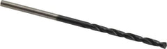 Chicago-Latrobe - #48 135° High Speed Steel Jobber Drill - TiAlN Finish, Right Hand Cut, Spiral Flute, Straight Shank, 2" OAL, Split Point - Industrial Tool & Supply