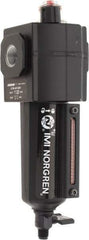 Norgren - 3/8" NPT, 250 Max psi Intermediate Micro Fog Lubricator - Metal Bowl with Sight Glass, Aluminum Body, 138 CFM, 175°F Max Temp, 2.68" Wide x 8.02" High - Industrial Tool & Supply