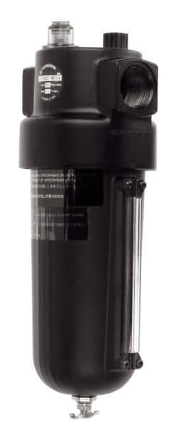 Norgren - 1-1/2 NPT Port, 250 Max psi, Heavy-Duty Lubricator - Metal Bowl with Sight Glass, Aluminum Body, 275 CFM, 175°F Max, 4-1/2" Wide x 12.43" High - Industrial Tool & Supply