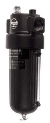 Norgren - 1-1/2 NPT Port, 250 Max psi, Heavy-Duty Lubricator - Metal Bowl with Sight Glass, Aluminum Body, 275 CFM, 175°F Max, 4-1/2" Wide x 12.43" High - Industrial Tool & Supply