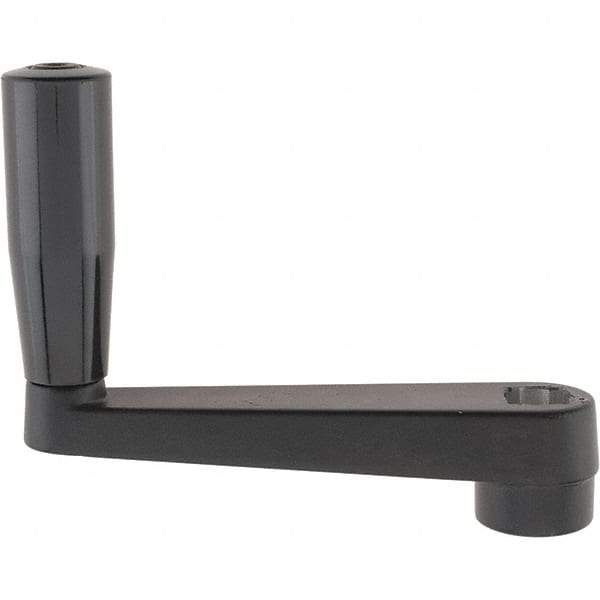 Gibraltar - Revolving Crank Handle - 5/8" Square Bore, Plastic/Aluminum - Industrial Tool & Supply
