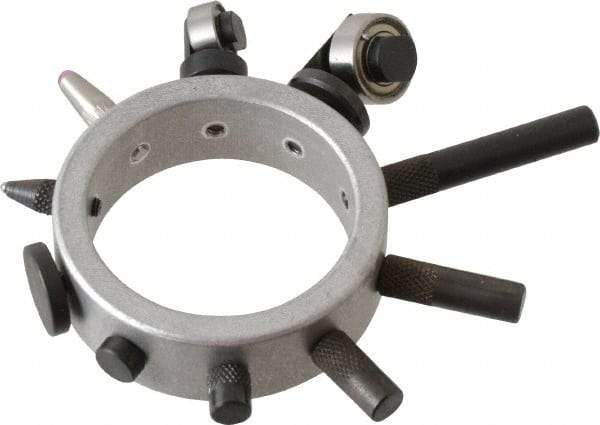 SPI - 10 Piece, #4-48 Inch Thread, 0.06 (Steel Ball Tip) Inch Ball Diameter Ruby and Steel, Drop Indicator Contact Point Set and Kit - Use With Dial Indicators - Industrial Tool & Supply