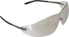MCR Safety - Indoor/Outdoor Mirror Lenses, Frameless Safety Glasses - Scratch Resistant, Metal Frame, Size Universal, Wrap Around - Industrial Tool & Supply