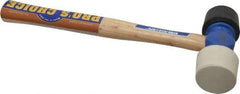 Vaughan Bushnell - 1-1/2 Lb Head Rubber Mallet - 14" OAL, Wood Handle - Industrial Tool & Supply