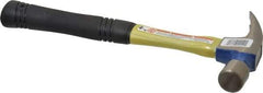 Vaughan Bushnell - 1 Lb Head, Straight Ripping Hammer - 13" OAL, Fiberglass Handle with Grip - Industrial Tool & Supply
