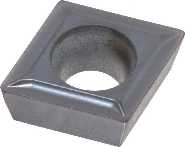 Kennametal - CPMT32.51 LF Grade KC5025 Carbide Turning Insert - TiAlN Finish, 80° Diamond, 3/8" Inscr Circle, 5/32" Thick, 1/64" Corner Radius - Industrial Tool & Supply