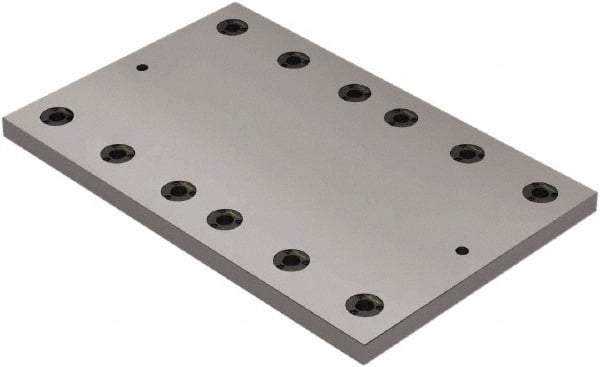 Jergens - 25" Long x 16" Wide Steel Fixture Plate - 1.13" Plate Thickness - Industrial Tool & Supply