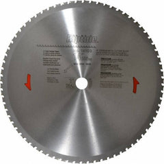 Porter-Cable - 14" Diam, 1" Arbor Hole Diam, 72 Tooth Wet & Dry Cut Saw Blade - Carbide-Tipped, Cutoff Action, Standard Round Arbor - Industrial Tool & Supply