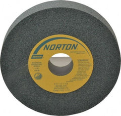 Norton - 6" Diam x 1-1/4" Hole x 1" Thick, I Hardness, 80 Grit Surface Grinding Wheel - Silicon Carbide, Type 1, Medium Grade, 4,140 Max RPM, Vitrified Bond, No Recess - Industrial Tool & Supply
