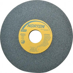 Norton - 7" Diam x 1-1/4" Hole x 1/4" Thick, J Hardness, 80 Grit Surface Grinding Wheel - Silicon Carbide, Type 1, Medium Grade, 3,600 Max RPM, Vitrified Bond, No Recess - Industrial Tool & Supply