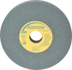 Norton - 7" Diam x 1-1/4" Hole x 3/4" Thick, J Hardness, 80 Grit Surface Grinding Wheel - Silicon Carbide, Type 1, Medium Grade, 3,600 Max RPM, Vitrified Bond, No Recess - Industrial Tool & Supply