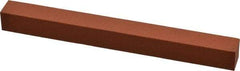 Norton - 6" Long x 5/8" Wide x 5/8" Thick, Aluminum Oxide Sharpening Stone - Square, Fine Grade - Industrial Tool & Supply