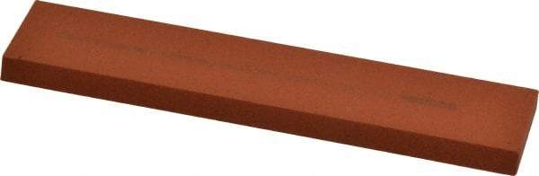 Norton - 5" Long x 1" Wide x 3/16" Thick, Aluminum Oxide Sharpening Stone - Rectangle, Fine Grade - Industrial Tool & Supply