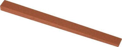 Norton - 4" Long x 5/16" Wide x 5/16" Thick, Aluminum Oxide Sharpening Stone - Taper, Fine Grade - Industrial Tool & Supply