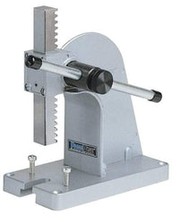 Panavise - 3/4" Ram, 2-1/8" Throat Depth, 1/4 Ton Manual Arbor Press - 4" Max Work Height x 3.7" Base Width x 7" Base Depth - Industrial Tool & Supply