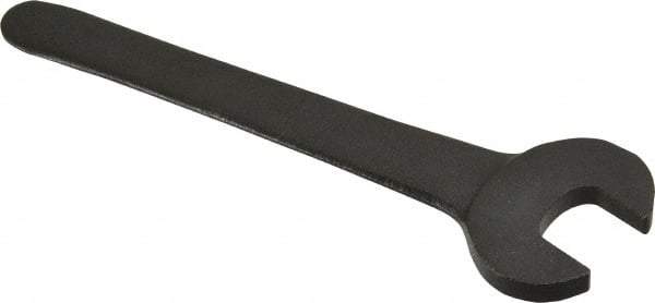 Martin Tools - 7/16" Standard Extra Thin Open End Wrench - 4" OAL, Single End, Black Finish, 15° Head Angle - Industrial Tool & Supply