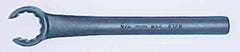 Martin Tools - 15/16", Chrome Finish, Open End Flare Nut Wrench - 12 Points, 7-13/16" OAL, Steel, Single End Head - Industrial Tool & Supply