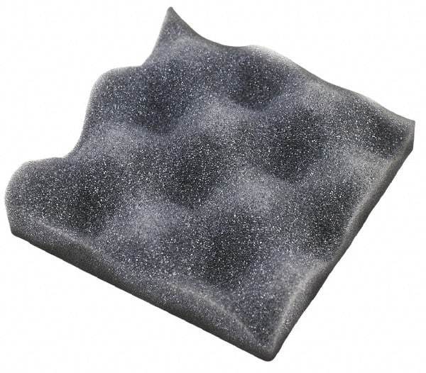 American Acoustical Products - 54" Long x 54" Wide x 1" Thick, Polyester Foam Sheet - Contoured - Industrial Tool & Supply