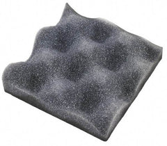American Acoustical Products - 54" Long x 54" Wide x 1" Thick, Polyester Foam Sheet - Contoured - Industrial Tool & Supply