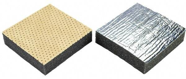 American Acoustical Products - 54" Long x 40" Wide, Polyurethane Foam Sheet - ASTM Specification, Gray - Industrial Tool & Supply