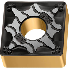 Turning Insert:  SNMG433-MP5 WPP30G,  Solid Carbide TiCN, Al2O3 & TiN Finish,  Neutral,  0.5000″ Long,  1/2″ Inscribed Circle,  0.0470″ Corner Radius,  90.0 &deg N/A Square,  Series  SNMG-MP5