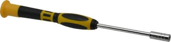 Aven - 4mm Solid Shaft Electronic Nutdriver - Ergonomic Handle, 6-3/4" OAL - Industrial Tool & Supply