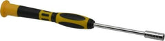 Aven - 4mm Solid Shaft Electronic Nutdriver - Ergonomic Handle, 6-3/4" OAL - Industrial Tool & Supply