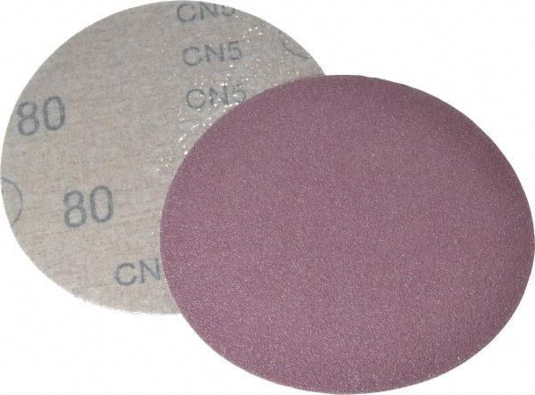 3M - 5" Diam, 80 Grit Aluminum Oxide Adhesive PSA Disc - Medium Grade, X Weighted Cloth Backing, For Bench Top Motors, Random Orbital Sanders - Industrial Tool & Supply