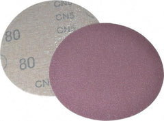 3M - 5" Diam, 80 Grit Aluminum Oxide Adhesive PSA Disc - Medium Grade, X Weighted Cloth Backing, For Bench Top Motors, Random Orbital Sanders - Industrial Tool & Supply