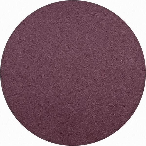 3M - 30" Diam, 60 Grit Aluminum Oxide Adhesive PSA Disc - Medium Grade, Maroon, X Weighted Backing, Flexible, Use with Random Orbital Sanders - Industrial Tool & Supply