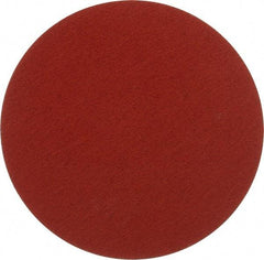 3M - 12" Diam, 36 Grit Ceramic Adhesive PSA Disc - Very Coarse Grade, Orange, YF Weighted Backing, Flexible, Use with Bench Top Motors - Industrial Tool & Supply