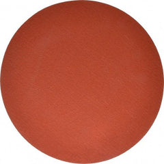3M - 12" Diam, 50 Grit Ceramic Adhesive PSA Disc - Coarse Grade, Orange, YF Weighted Backing, Flexible, Use with Bench Top Motors - Industrial Tool & Supply