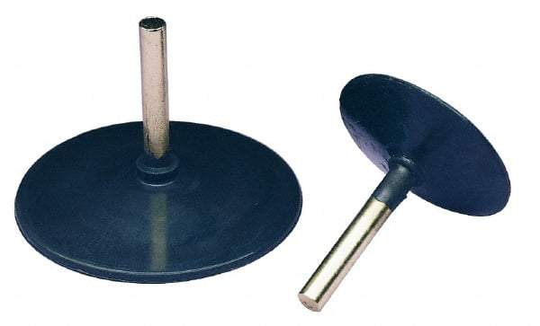 3M - 1/2" Diam Adhesive/PSA Disc Backing Pad - 1/4" Shank Diam, Medium Density, 20,000 RPM - Industrial Tool & Supply