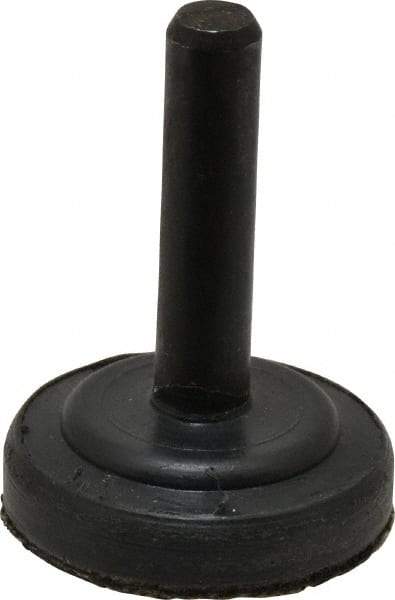 3M - 1" Diam Adhesive/PSA Disc Backing Pad - 1/4" Shank Diam, Medium Density, 20,000 RPM - Industrial Tool & Supply