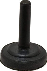 3M - 1" Diam Adhesive/PSA Disc Backing Pad - 1/4" Shank Diam, Medium Density, 20,000 RPM - Industrial Tool & Supply