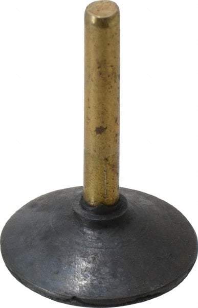 3M - 1-1/2" Diam Adhesive/PSA Disc Backing Pad - 1/4" Shank Diam, Medium Density, 20,000 RPM - Industrial Tool & Supply