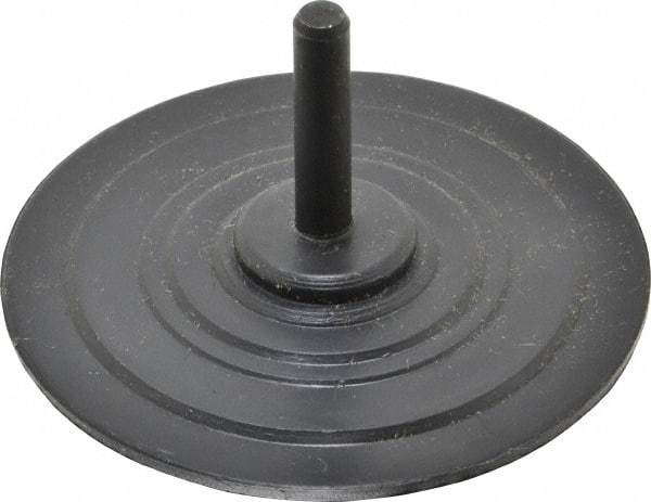 3M - 3" Diam Adhesive/PSA Disc Backing Pad - 1/4" Shank Diam, Medium Density, 10,000 RPM - Industrial Tool & Supply