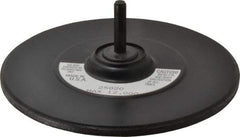 3M - 5" Diam Adhesive/PSA Disc Backing Pad - 1/4" Shank Diam, Medium Density, 6,000 RPM - Industrial Tool & Supply