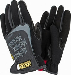 Mechanix Wear - Size L (10) Synthetic Leather General Protection Work Gloves - For Mechanic's & Lifting, Uncoated, Slip-On Cuff, Full Fingered, Black, Paired - Industrial Tool & Supply