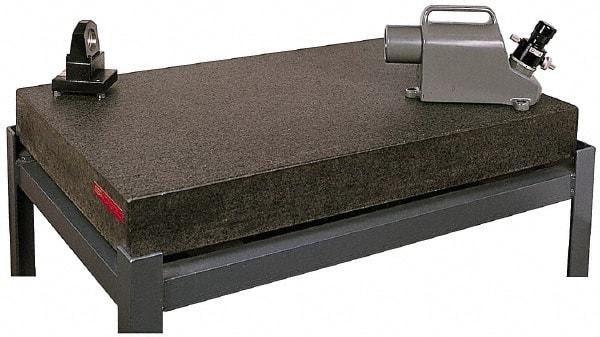 SPI - 18" Long x 12" Wide x 3" Thick, Granite Inspection Surface Plate - 4 Ledges, AA Laboratory Grade, 0.000025" Unilateral Tolerance, Includes NIST Traceability Certificate - Industrial Tool & Supply