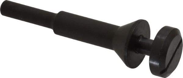 Value Collection - 1/4" Shank Deburring Wheel Mandrel - Compatible with 1" Wide Deburring Wheels - Industrial Tool & Supply