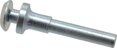 Value Collection - 1/4" Hole, Wheel Mandrel - 2-1/8" OAL, 3/8" Max Wheel Width, 1/4" Shank Diam - Industrial Tool & Supply