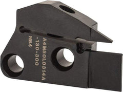 Kennametal - 3mm Groove Width, 14mm Max Depth of Cut, Left Hand Cut, A4M-A Indexable Grooving Blade - 3 Seat Size, Series A4 - Industrial Tool & Supply