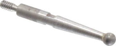 SPI - M1.7x0.35, 0.0930" Ball Diam, Carbide Ball Contact Point - 11/16" Contact Point Length, Use with Interapid Test Indicators - Industrial Tool & Supply