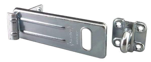Master Lock - 4-1/2 Inch Long, Hasp - Steel - Industrial Tool & Supply