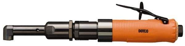 Dotco - 1/4" Keyed Chuck - Right Angle Handle, 3,300 RPM, 0.4 hp, 90 psi - Industrial Tool & Supply