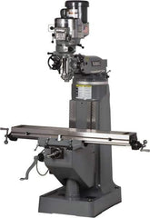 Bridgeport - 42" X-Axis Travel, 9" Z-Axis Travel, DRO System - Calculator Function - Industrial Tool & Supply