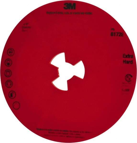 3M - Abrasive Disc Face Plate - 6,500 RPM - Industrial Tool & Supply