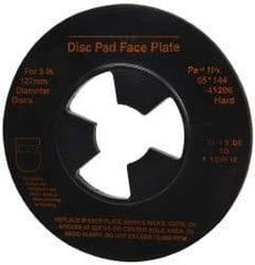 3M - 5" Max Diam, Abrasive Disc Face Plate - 5/8-11, 9,500 RPM - Industrial Tool & Supply